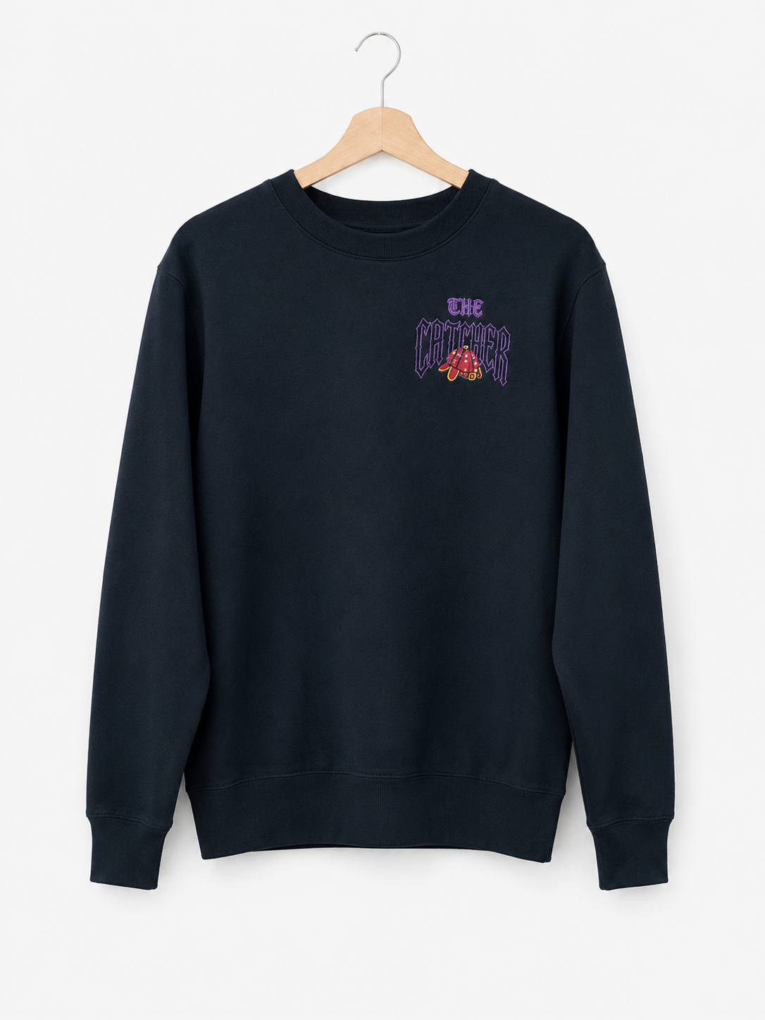 The Catcher Vintage Cap Embroidered Sweatshirt