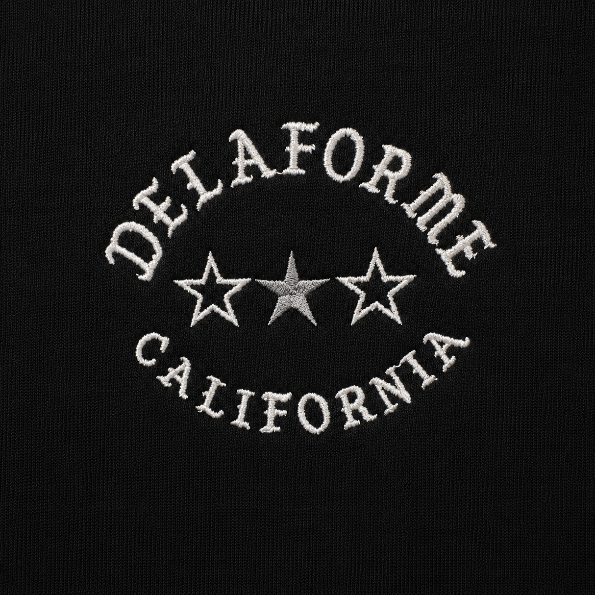 Delaforme California Star Embroidered Pullover Hoodie