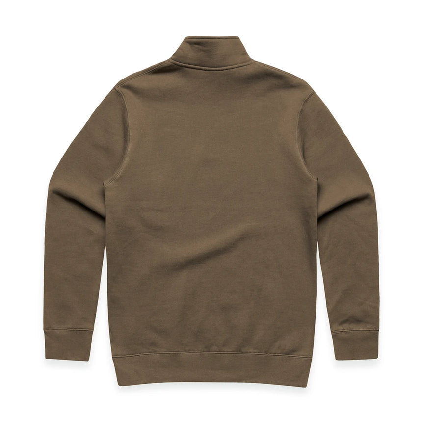 De La Forme Around the World in 80 Days Stencil Half Zip Crew (Vegan-Friendly)