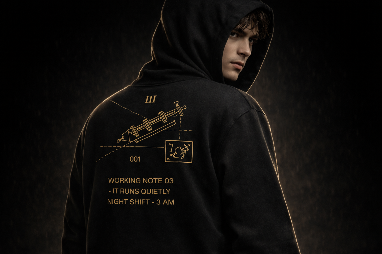 WORKING NOTE 03 Quiet Operation Hoodie