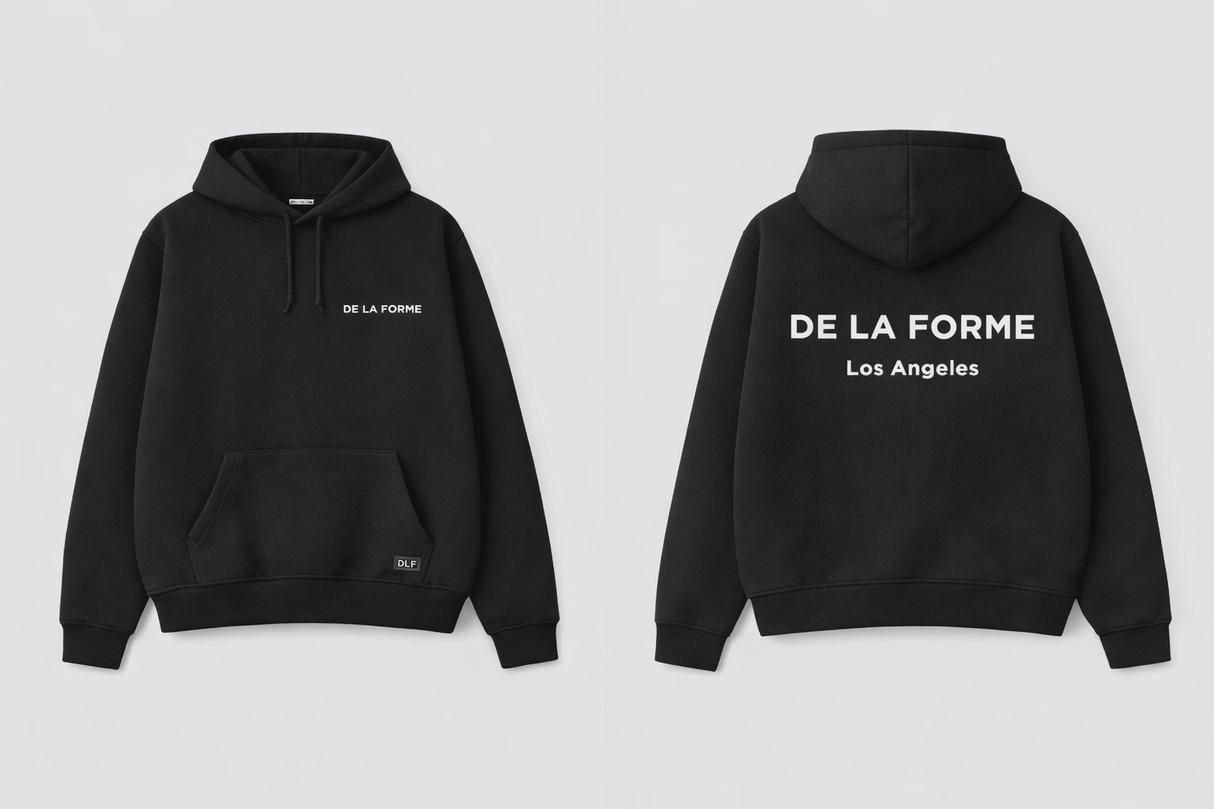 DE LA FORME Los Angeles Hoodie – Off White