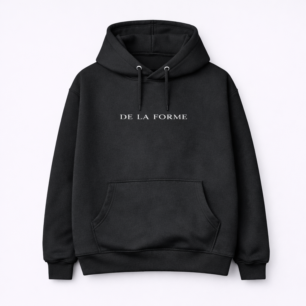 DE LA FORME ESSENCE DU NOIR Hoodie – Edition 01