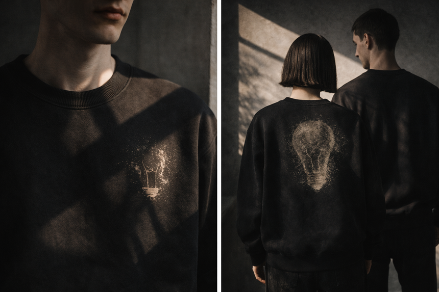 De La Forme Everyone Alive Distressed Graphic Sweatshirt
