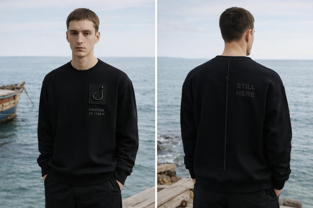 DESTROYED BUT NOT DEFEATED CREWNECK SWEATSHIRT