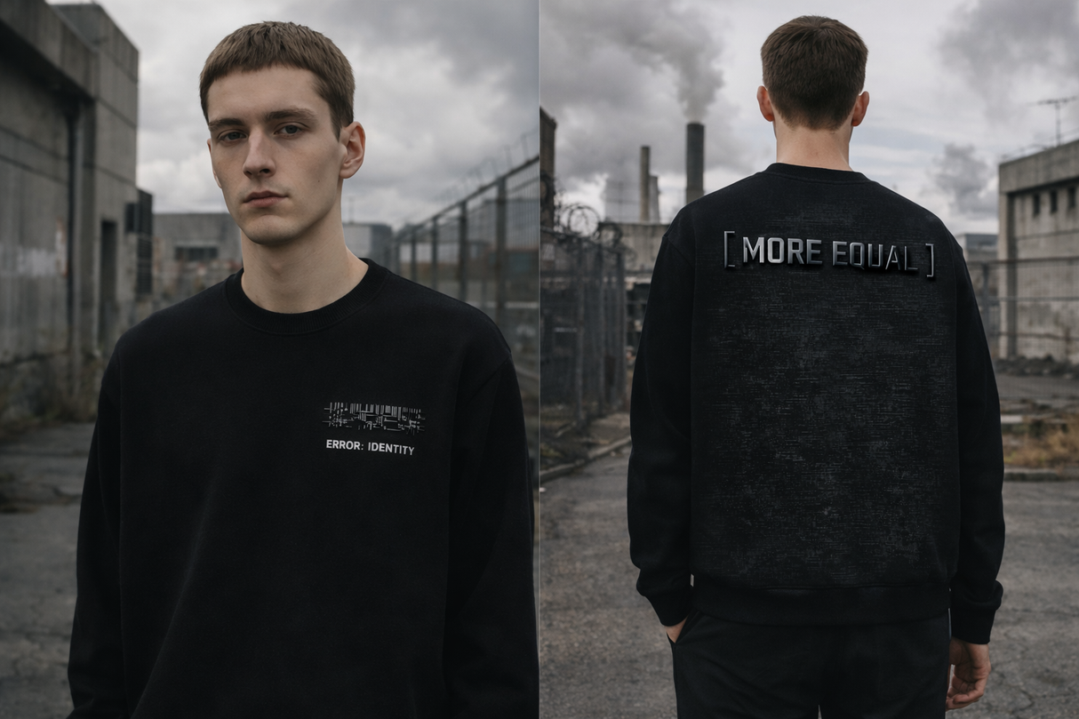 MORE EQUAL — Error: Identity Crewneck