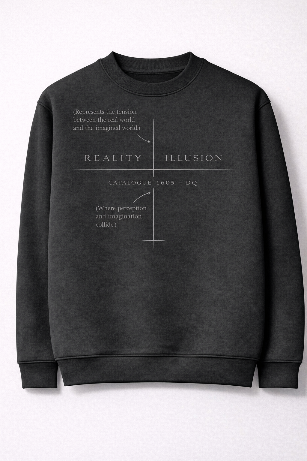 Don Quixote Archive Coordinate Sweatshirt – Reality vs Illusion