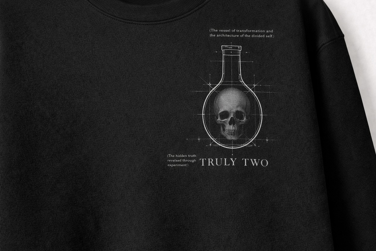 TRULY TWO — Engineered Duality Graphic Sweatshirt