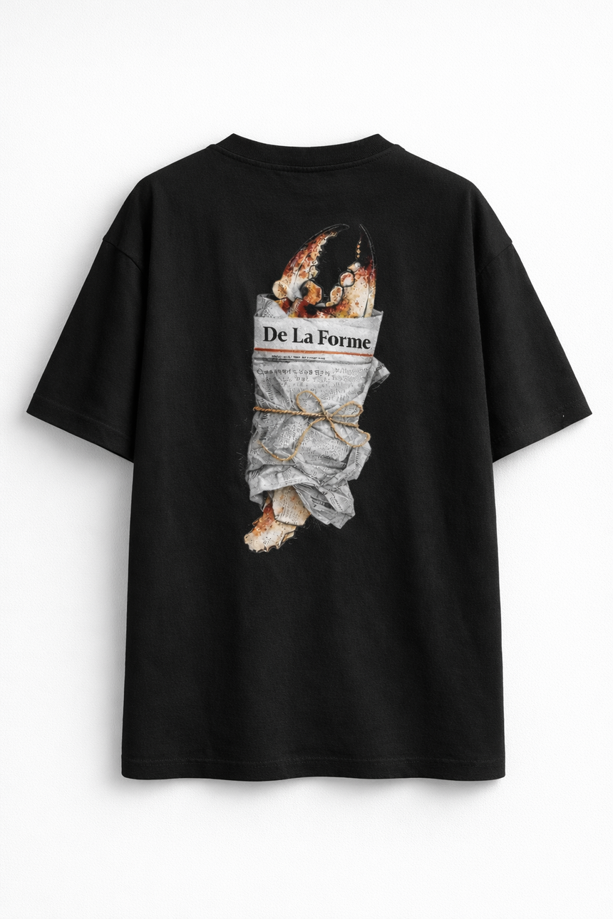 De La Forme Wrapped Claw — De La Forme Graphic Oversized T-Shirt