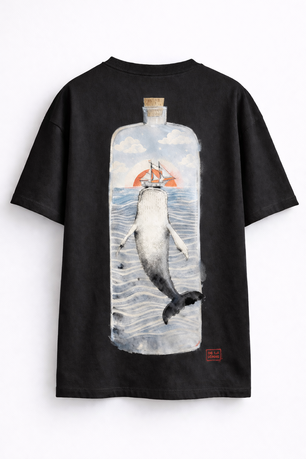 Vessel No.01 — The Silent Ocean Archive Oversized T-Shirt