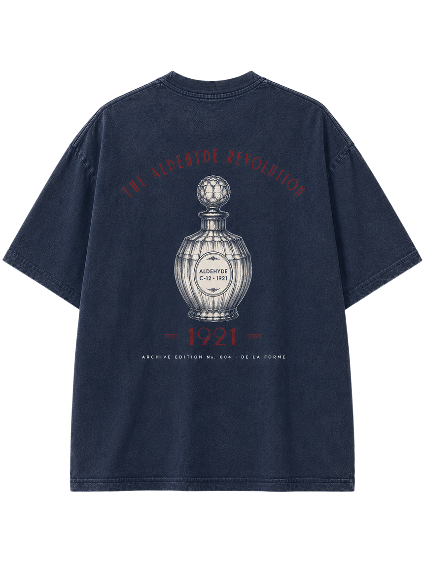 De La Forme Aldehyde Revolution Embroidered & Graphic Tee