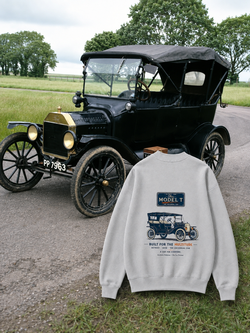 De La Forme Model T Universal Car Crewneck