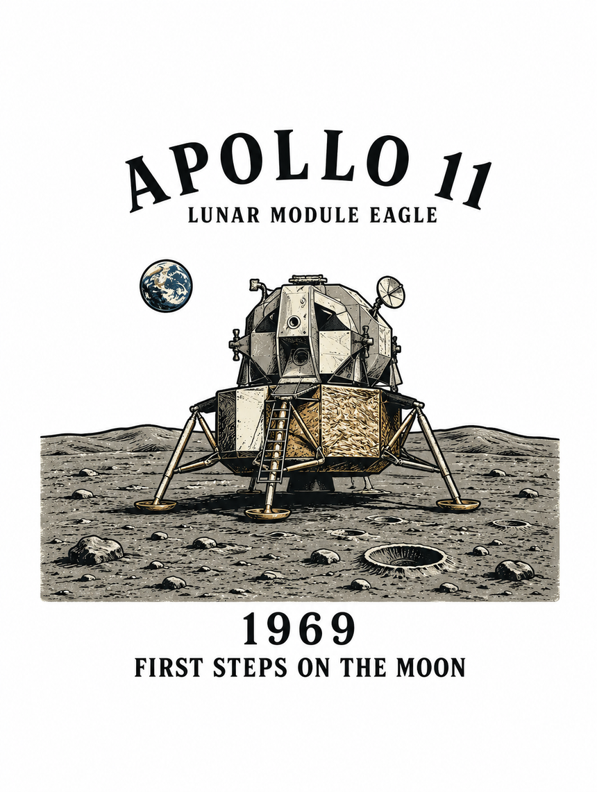 De La Forme Apollo 11 Lunar Module Crewneck