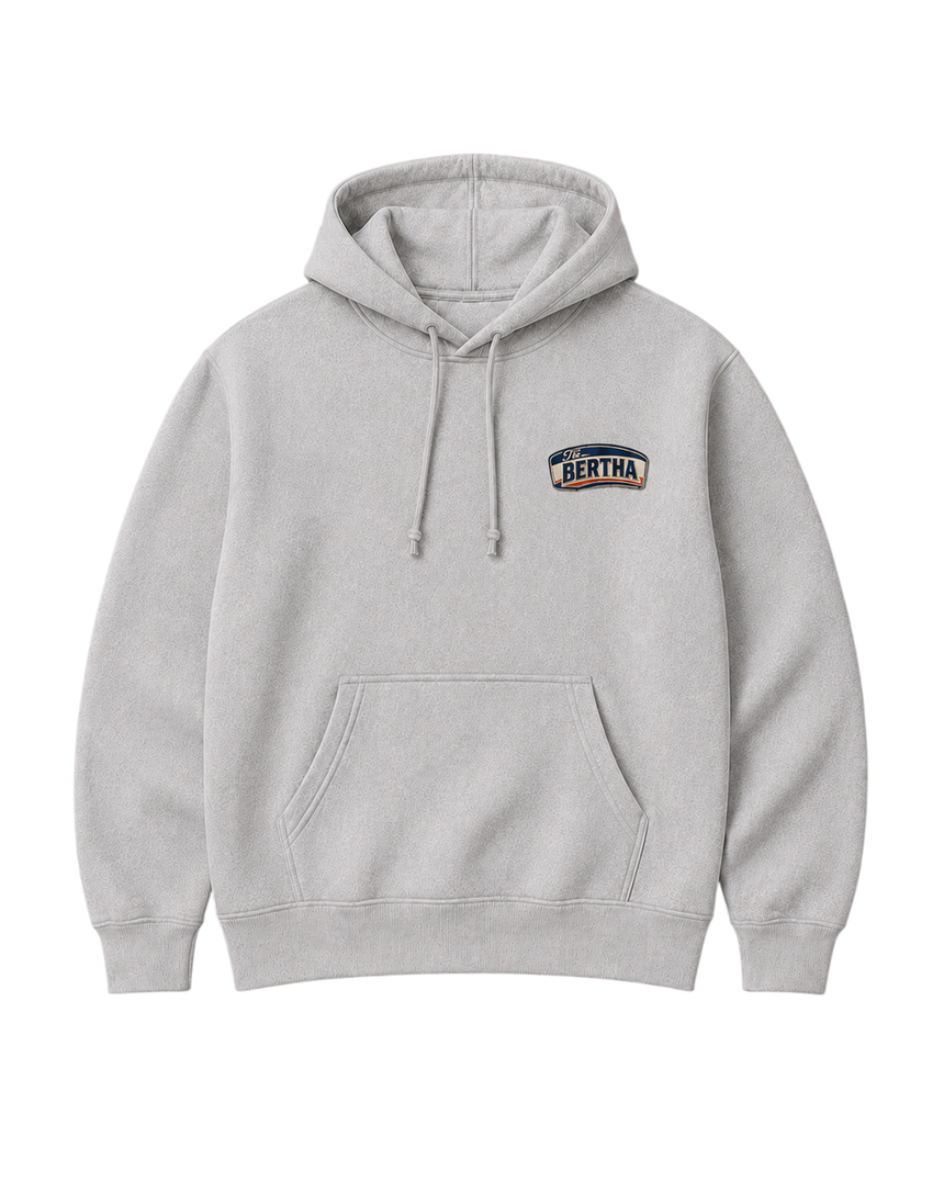 De La Forme Bertha Long Drive Embroidered & Graphic Hoodie