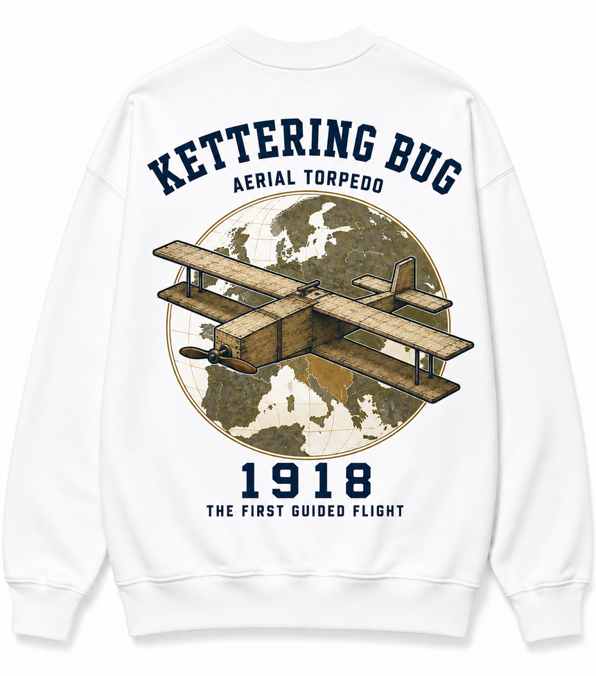 De La Forme Kettering Bug Embroidered & Graphic Crewneck