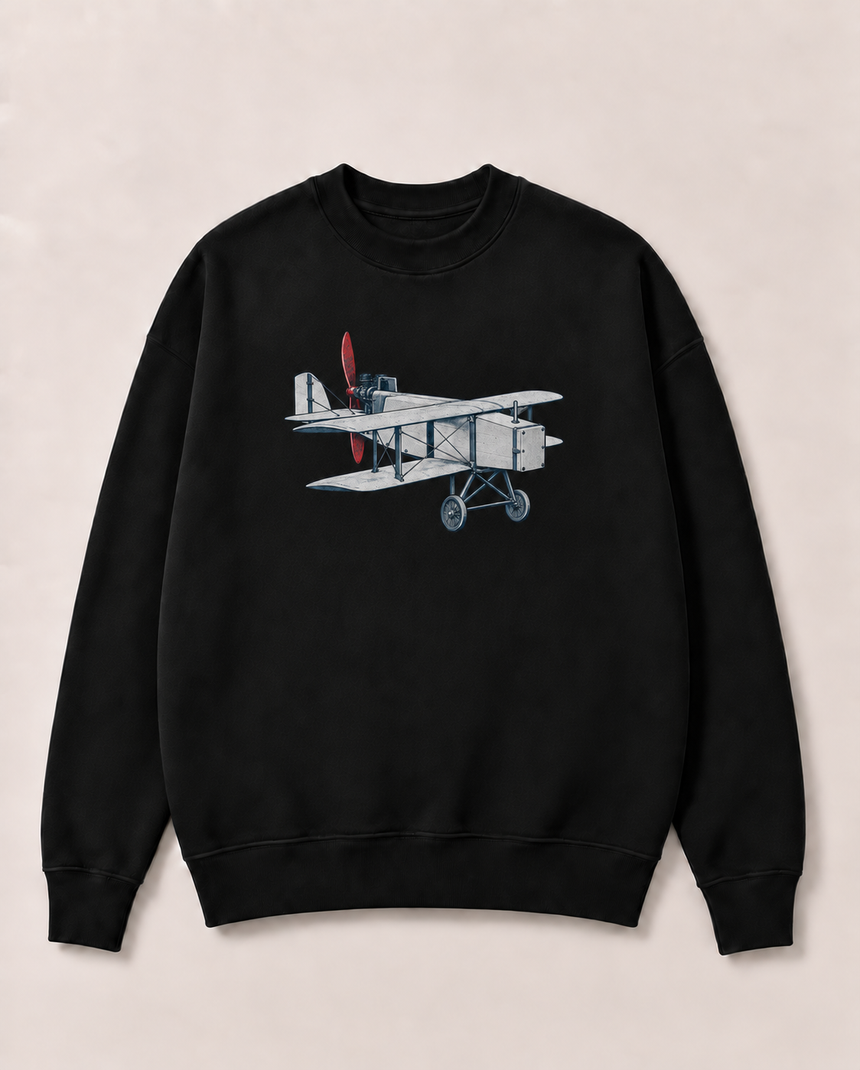 De La Forme Kettering Bug Embroidered & Graphic Crewneck