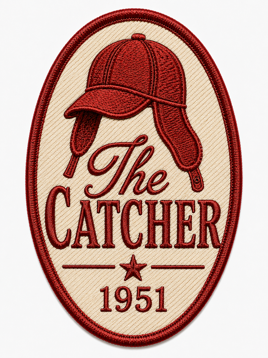 De La Forme The Catcher Embroidered Patch Tee
