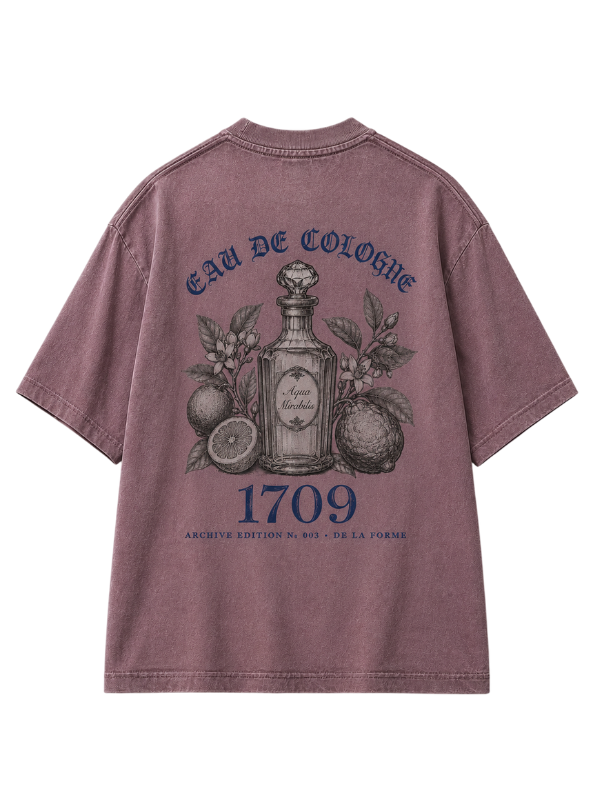 De La Forme Eau de Cologne Embroidered & Graphic Tee