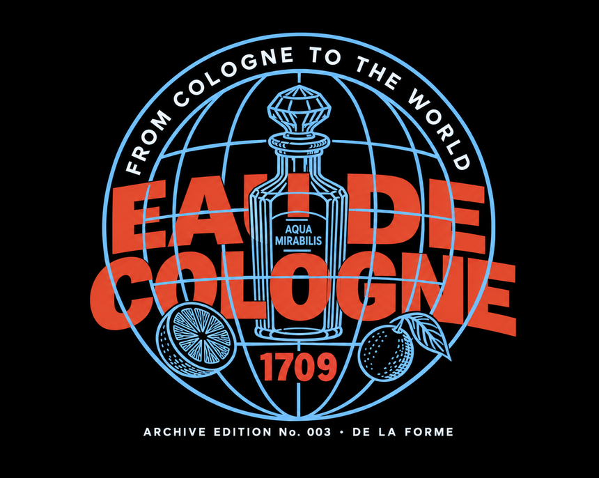 De La Forme Eau de Cologne Embroidered & Graphic Tee