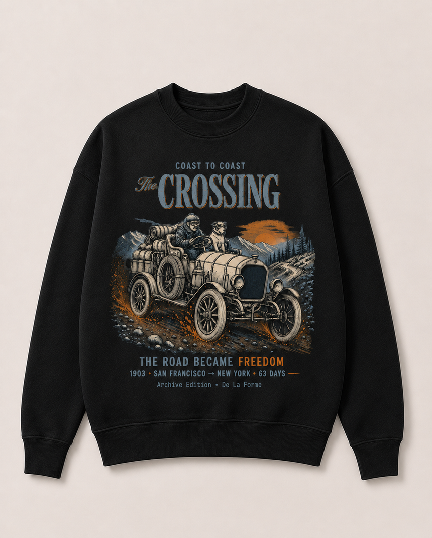 De La Forme The Crossing Coast to Coast Crewneck
