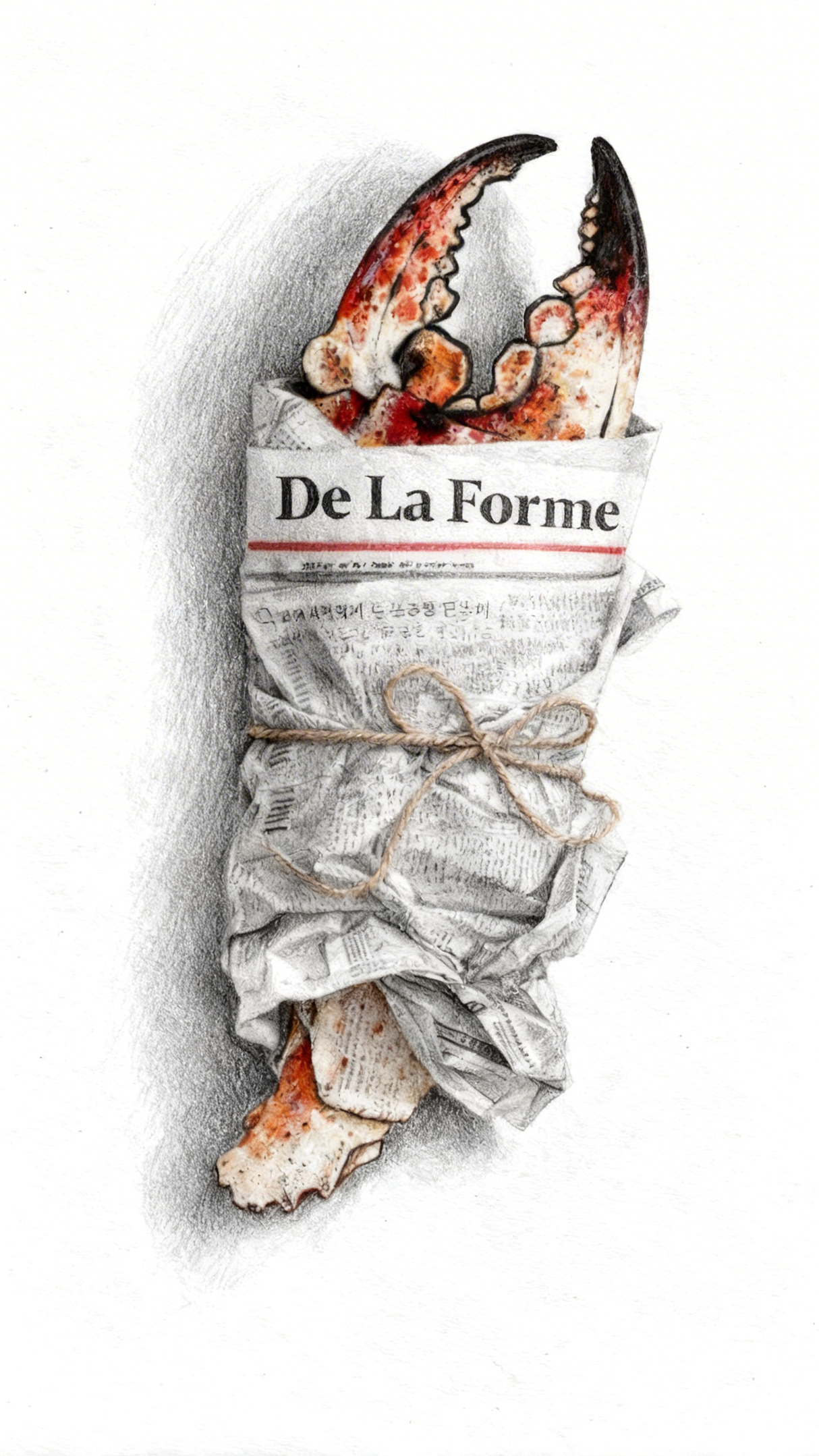 Wrapped Claw — De La Forme Graphic Oversized T-Shirt