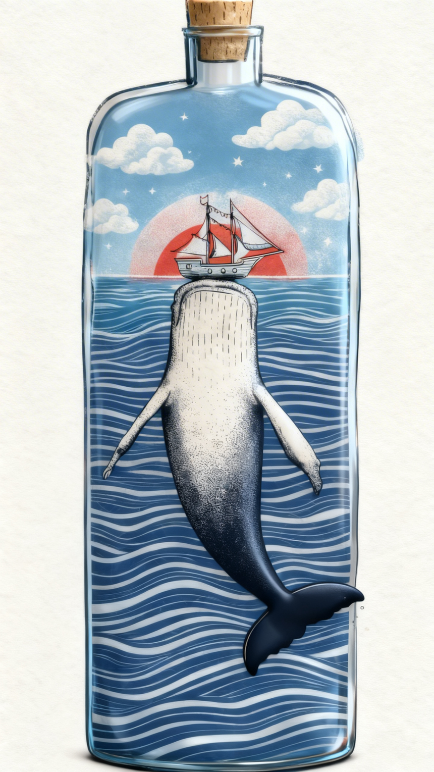 De La Forme Vessel No.01 — The Silent Ocean Archive Oversized T-Shirt