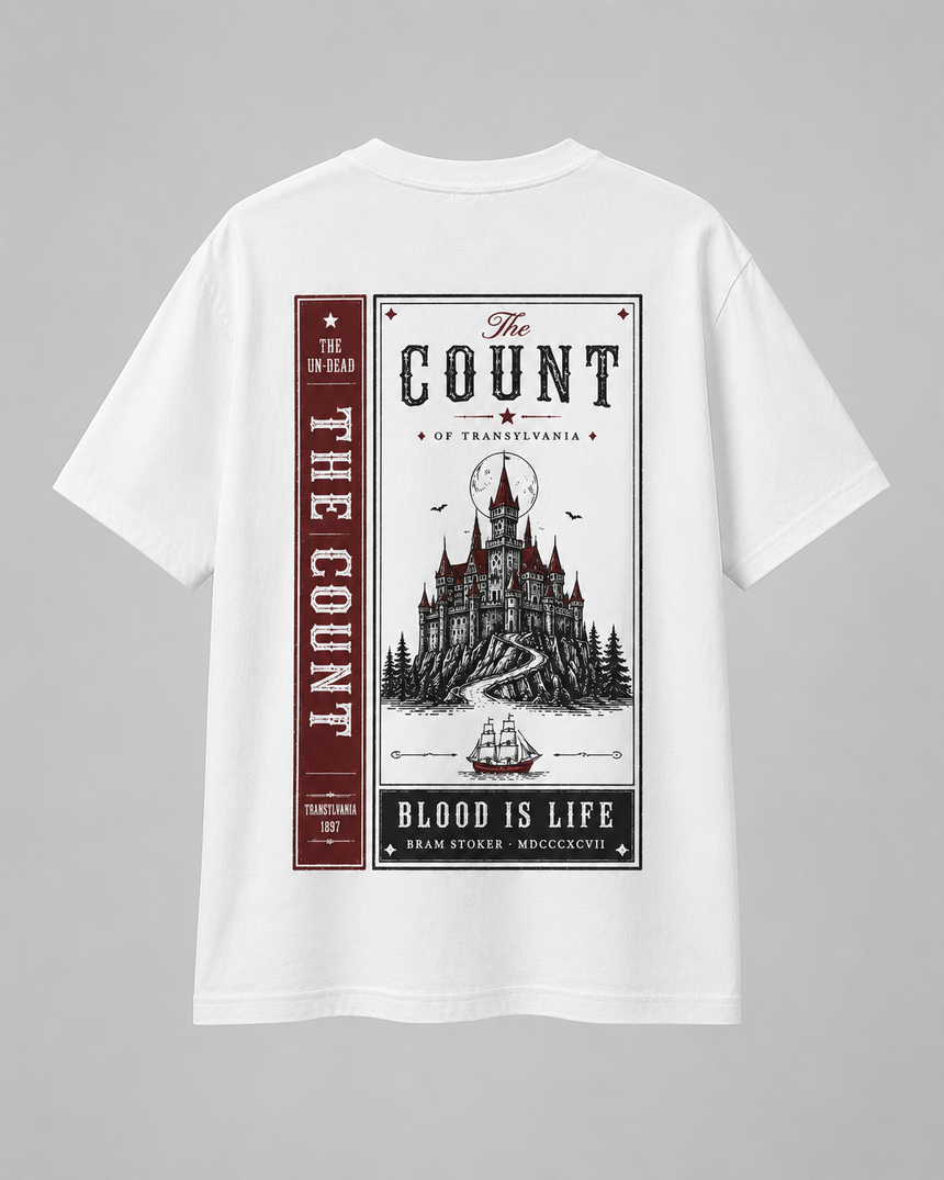 De La Forme Il Conte Vampire Graphic Tee