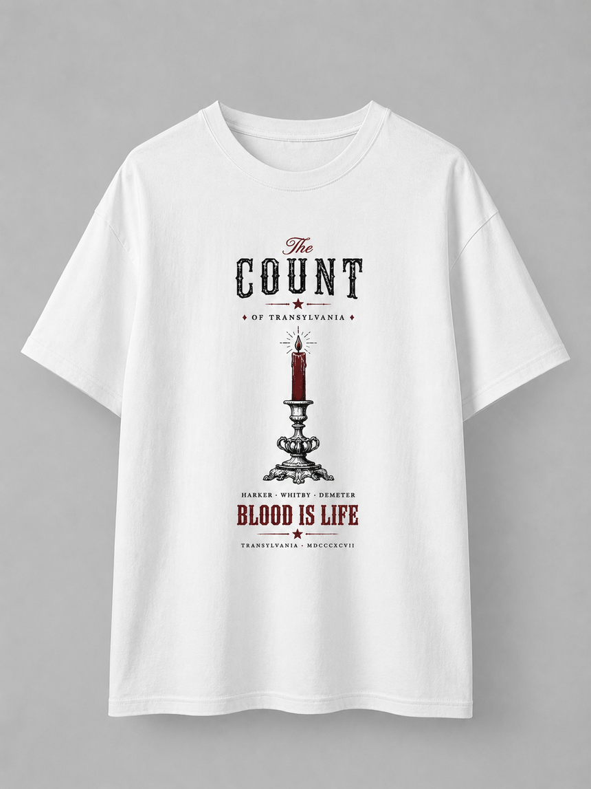 De La Forme Il Conte Vampire Graphic Tee