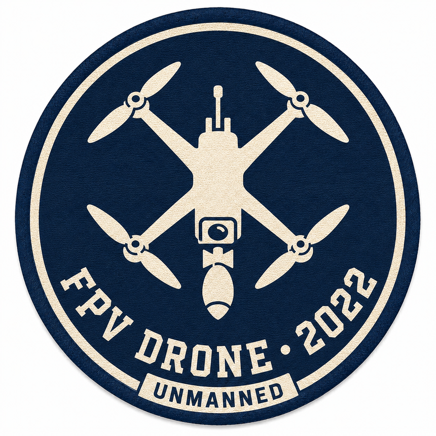 De La Forme FPV Drone Embroidered & Graphic Crewneck