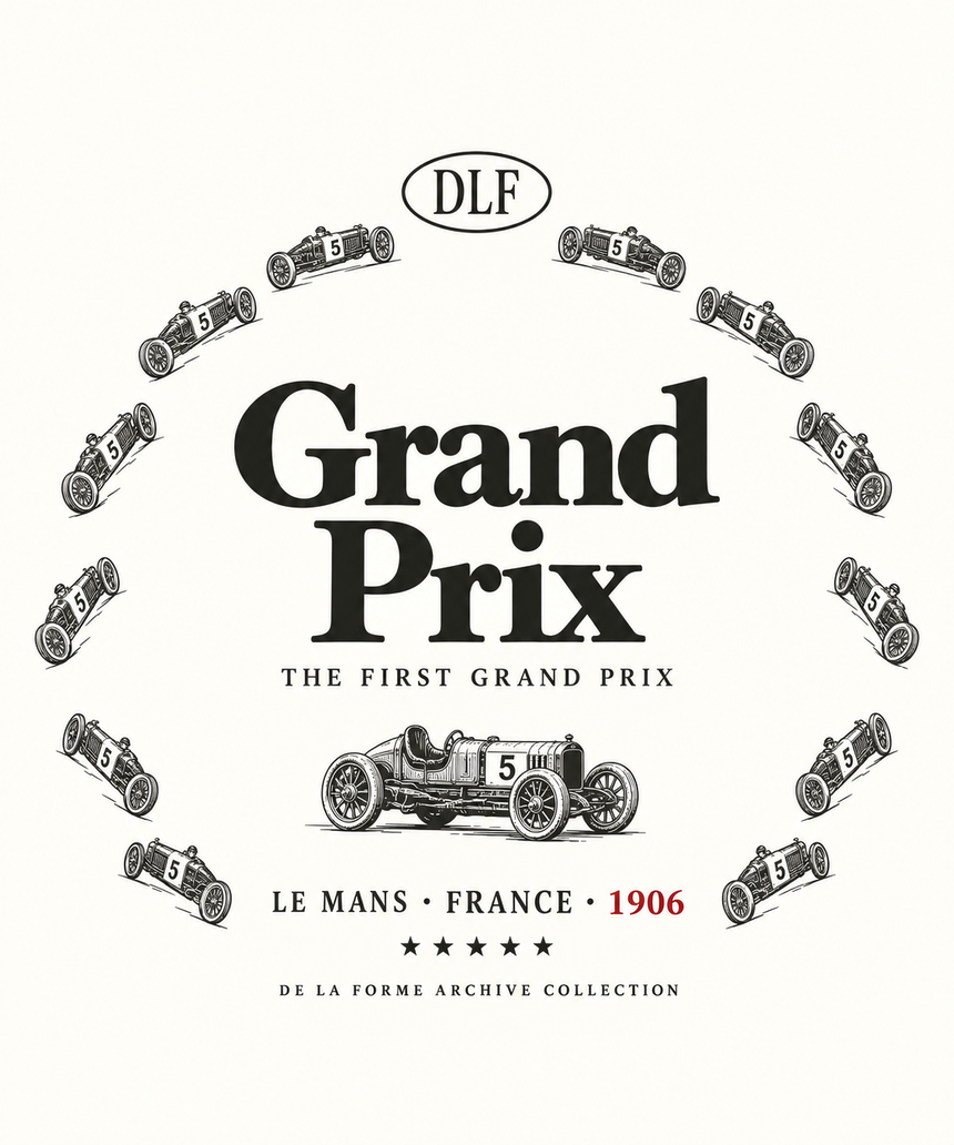 De La Forme Grand Prix Where Racing Began Crewneck
