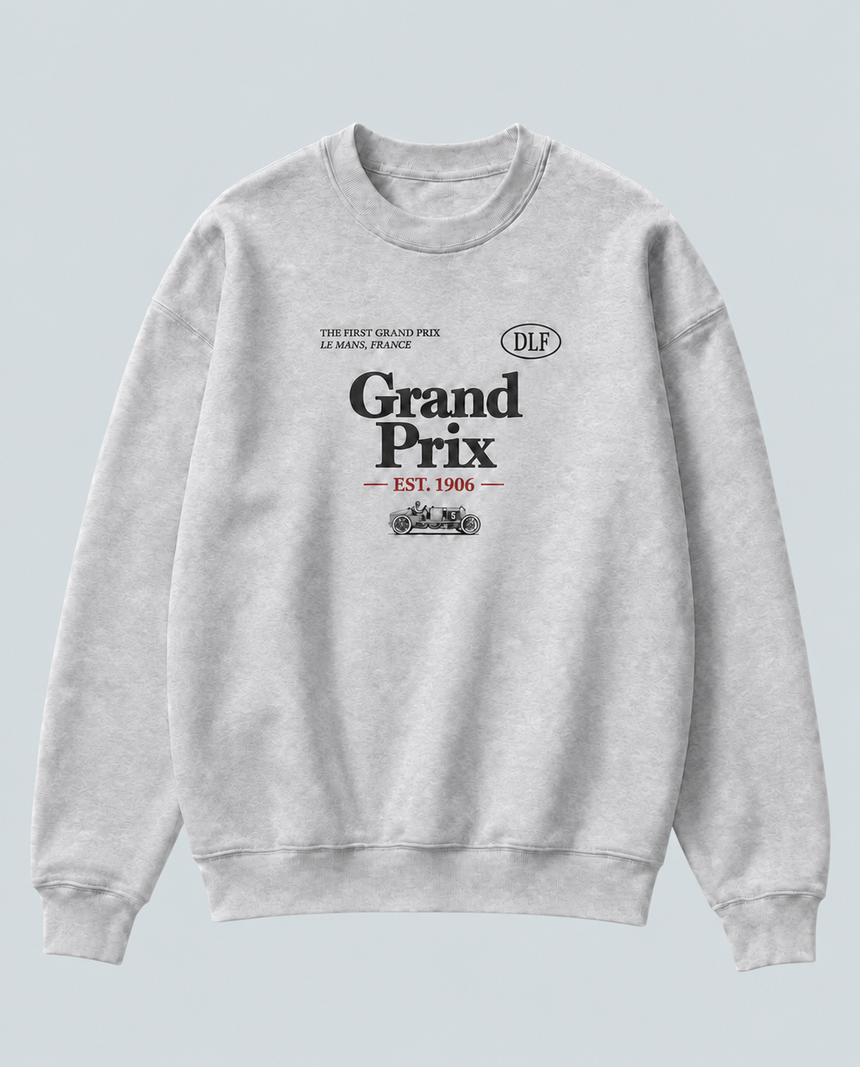 De La Forme Grand Prix Where Racing Began Crewneck