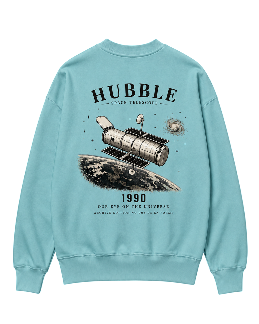 De La Forme Hubble Embroidered & Graphic Crewneck