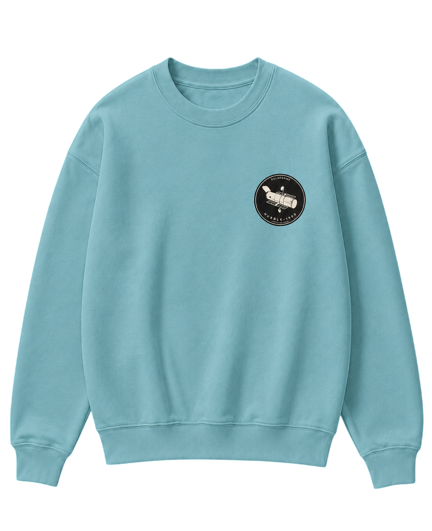 De La Forme Hubble Embroidered & Graphic Crewneck