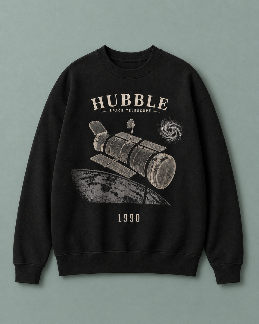 De La Forme Hubble Embroidered & Graphic Crewneck