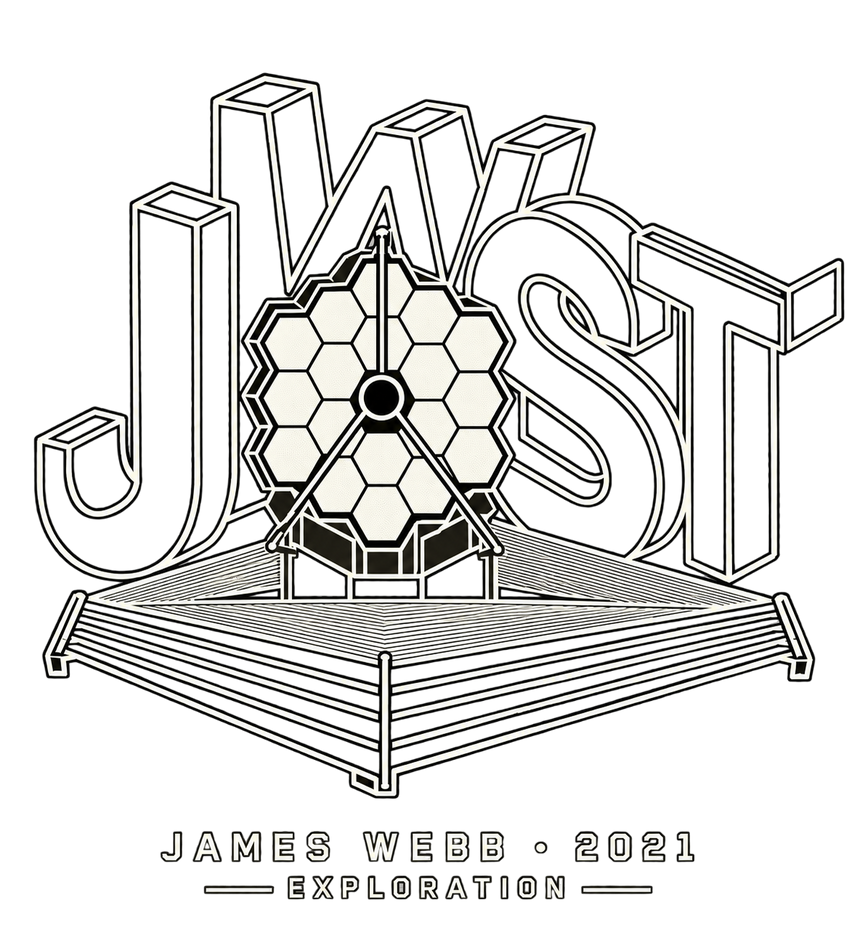 De La Forme James Webb Embroidered & Graphic Crewneck