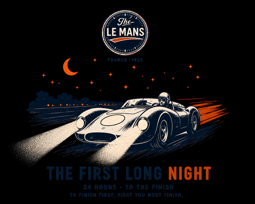 De La Forme Le Mans The First Long Night Hoodie