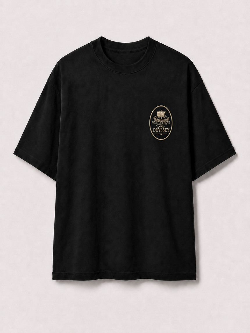 De La Forme The Odyssey Embroidered Patch Tee