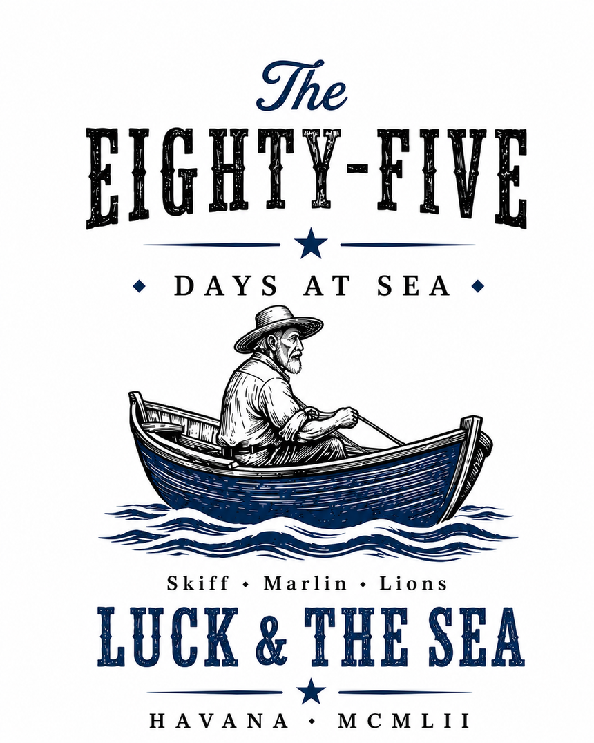 De La Forme The Old Man and the Sea Graphic T-Shirt