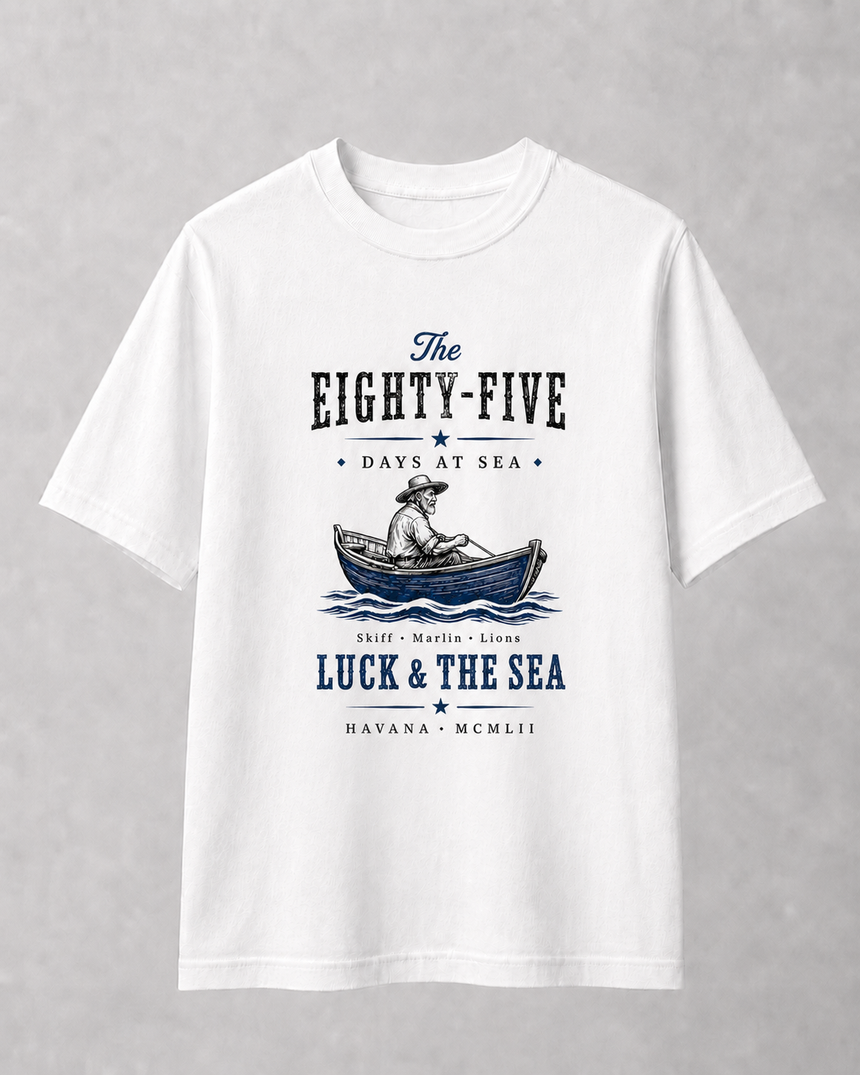 De La Forme The Old Man and the Sea Graphic T-Shirt