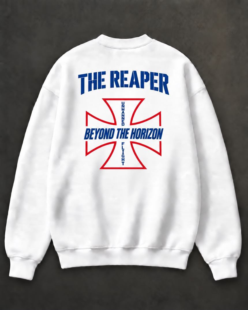 De La Forme MQ-9 Reaper Embroidered & Graphic Crewneck