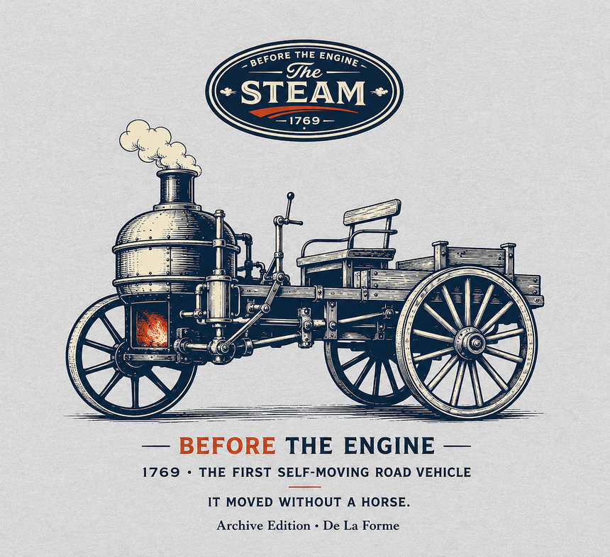 De La Forme The Steam Before the Engine Crewneck