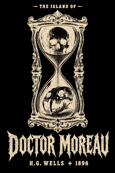 De La Forme Doctor Moreau Skull Embroidered Crewneck Sweatshirt