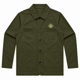Dela Forme Classic Embroidered Chore Jacket (Vegan-Friendly)