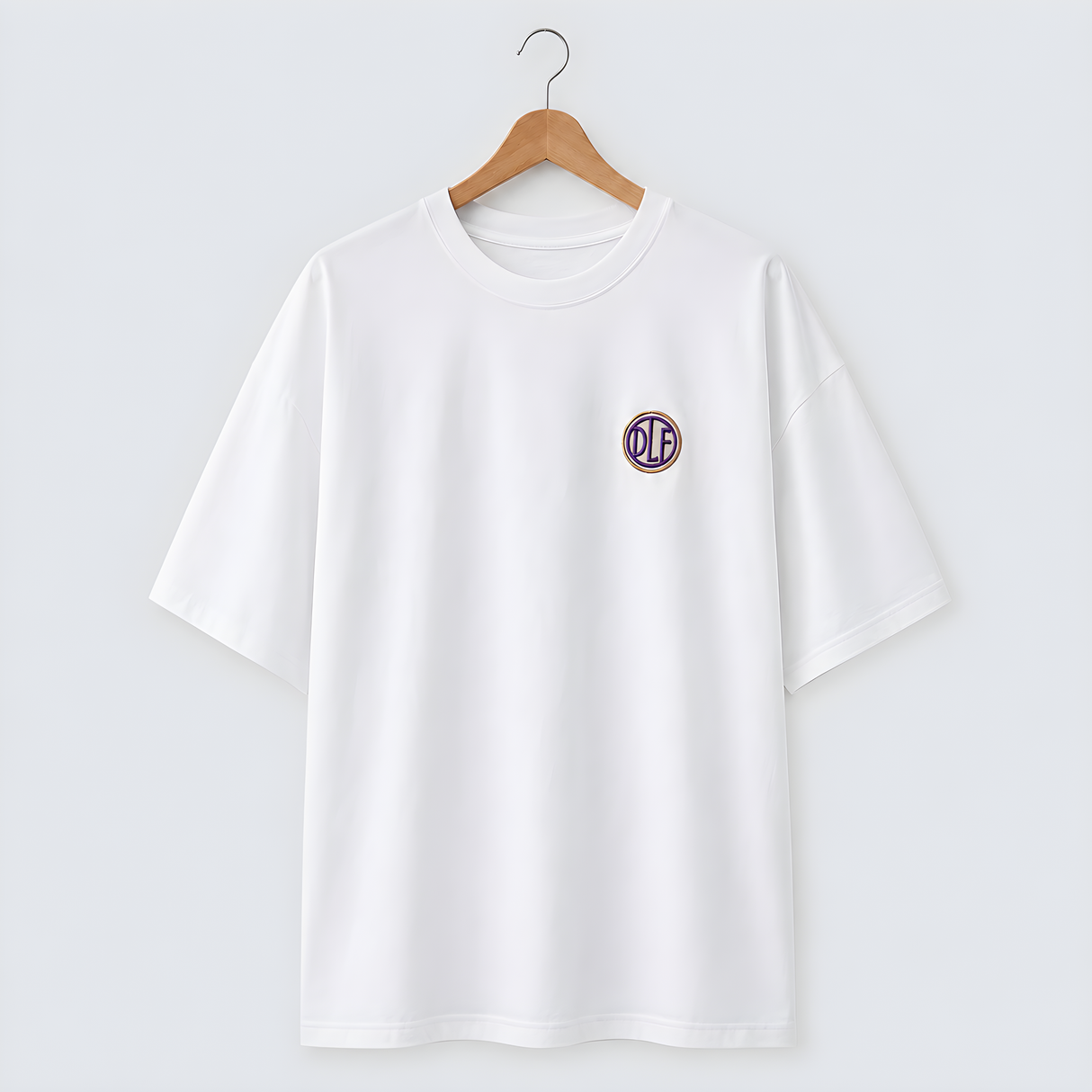 DLF Monogram Embroidered Oversized T-Shirt