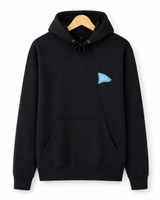 DELAFORME DLF Pennant Embroidered Black Pullover Hoodie