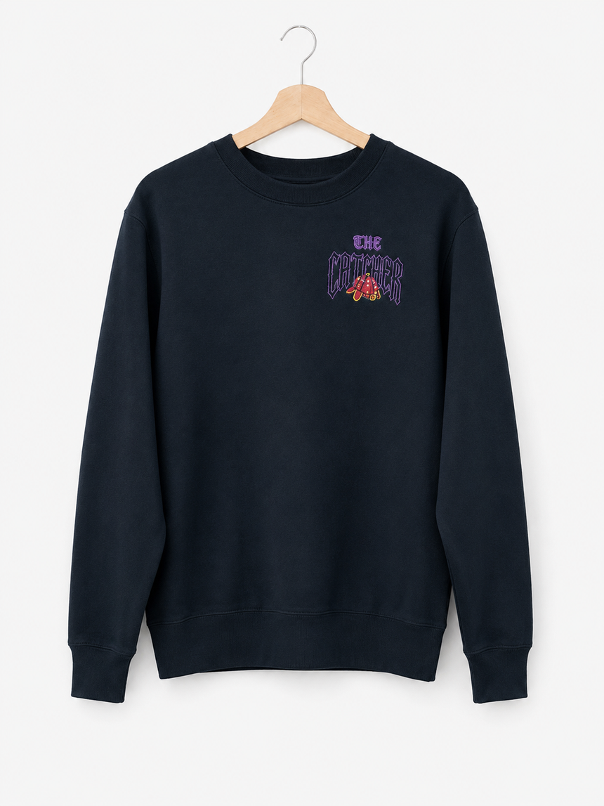 De La Forme The Catcher Vintage Cap Embroidered Sweatshirt