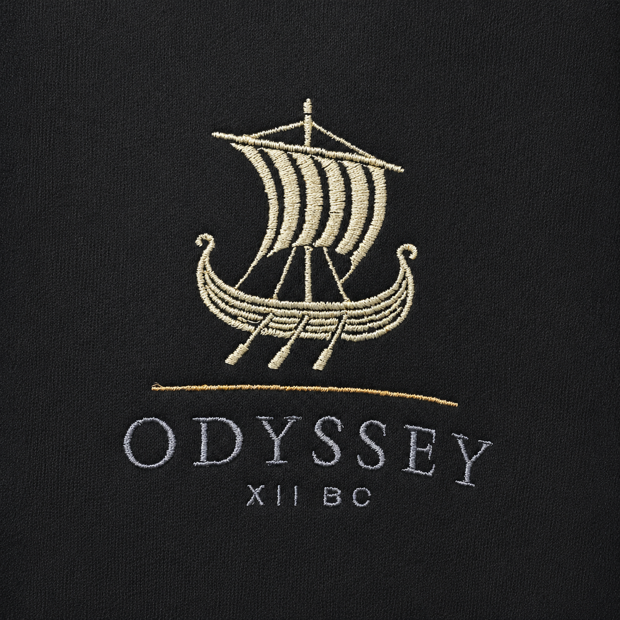 Odyssey Troy to Ithaca Embroidered Zip-Up Hoodie