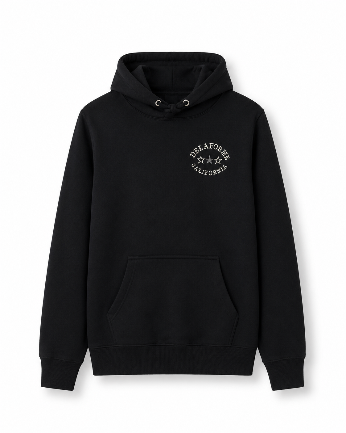 Delaforme California Star Embroidered Pullover Hoodie