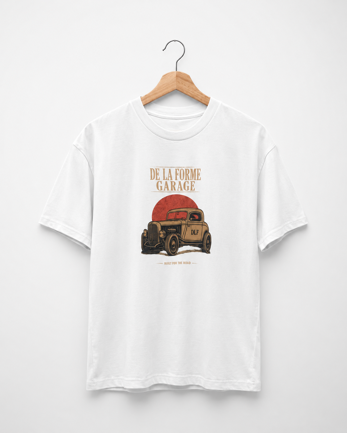 De La Forme Garage Vintage Hot Rod Graphic T-Shirt