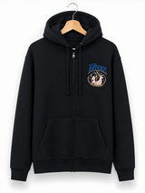 Artemis Divine Huntress Embroidered Black Oversized Sweatshirt