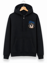 Artemis Divine Huntress Embroidered Black Oversized Sweatshirt